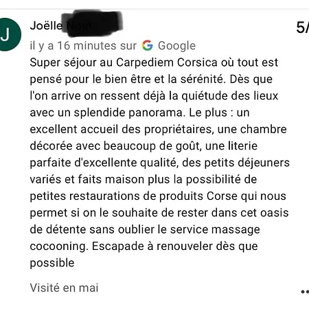 Bed & Breakfast Carpediem_corsica